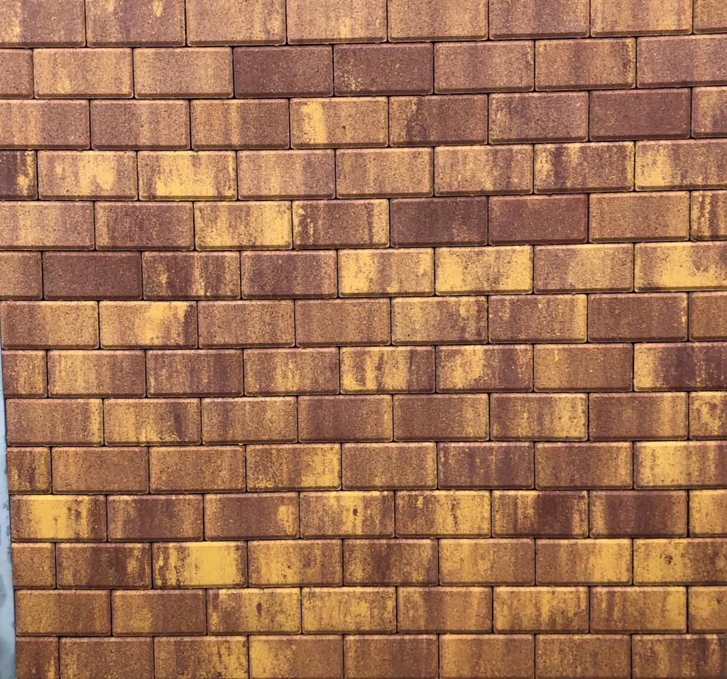 Троутарная плитка ColorMix с коричневым и желтым цветом в основе